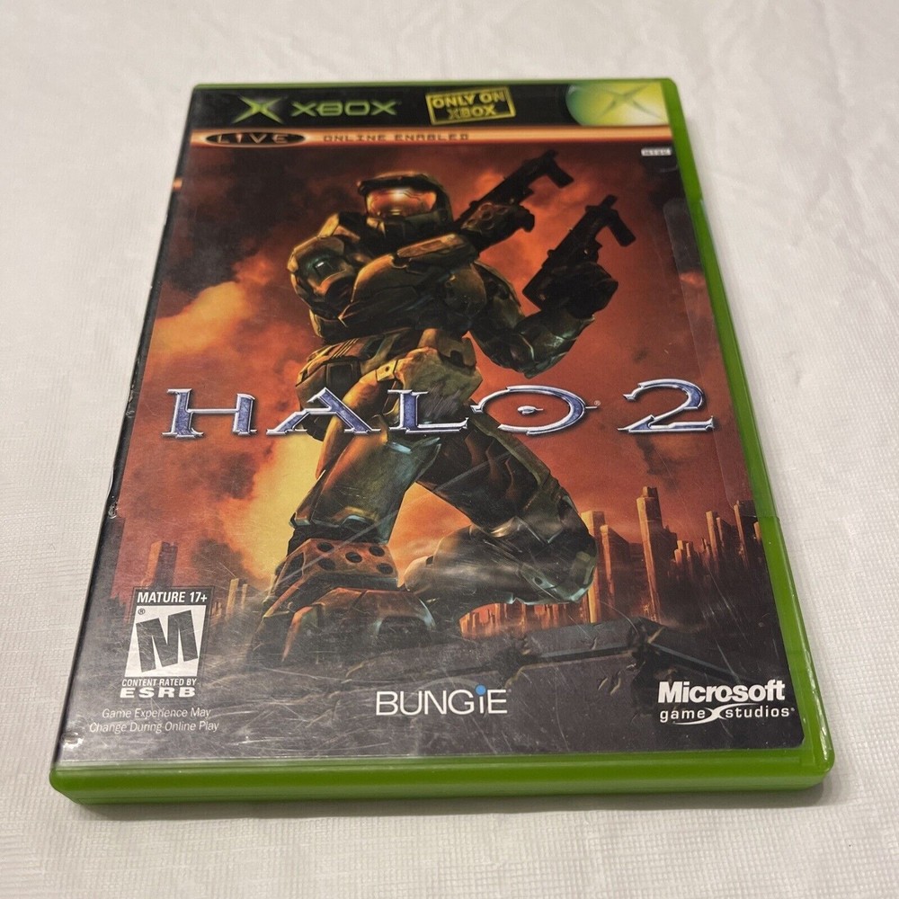 Halo 2 Original Xbox Action Adventure Game Complete With Manual. Works G…